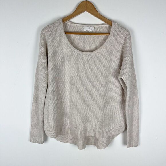 Charlie Sweaters - Charlie Cream Sweater Pullover Sz Small Wool Cashmere Blend​​​​